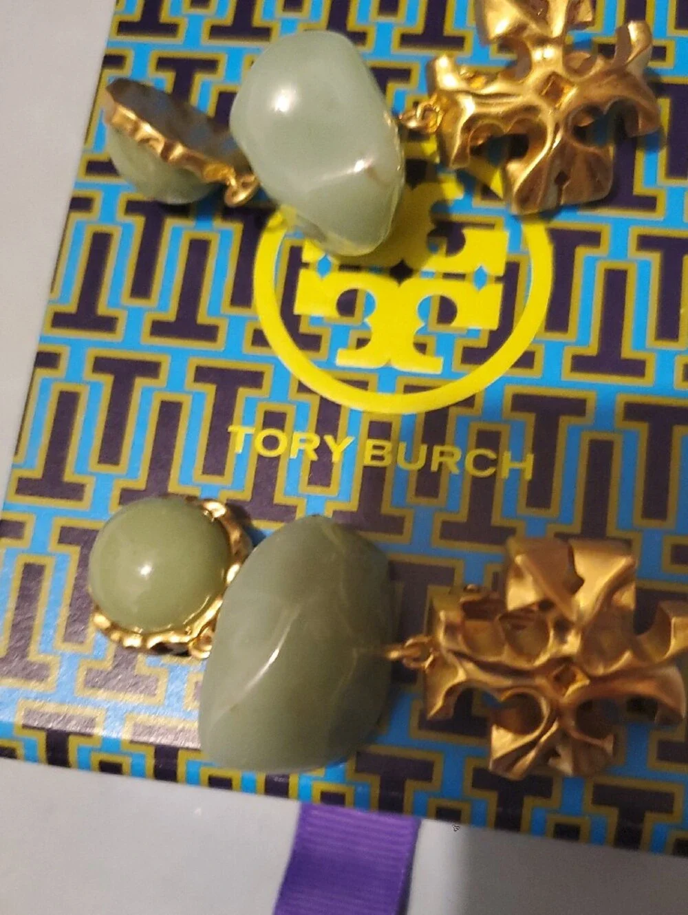 Tory Burch gold tone